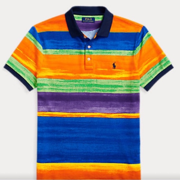 Ralph Lauren Multicolor Striped Polo Shirt - Picture 4 of 7